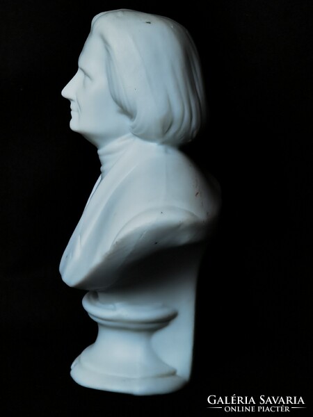Liszt Ferenc porcelain biscuit bust