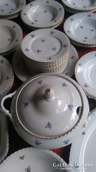 Antique thun tableware for 12 people