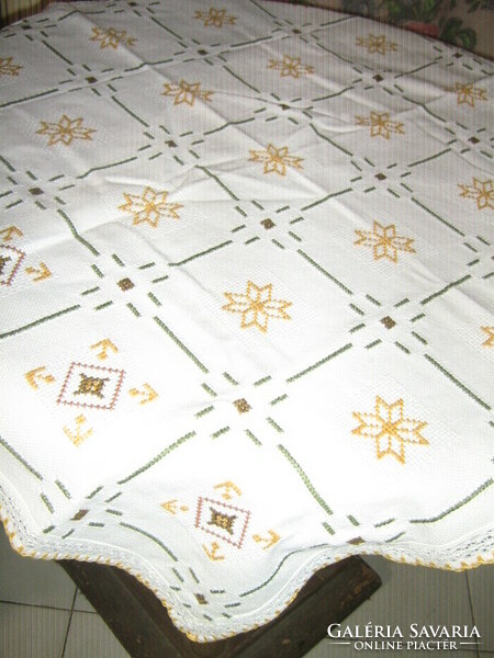 Charming embroidered Toledo tablecloth