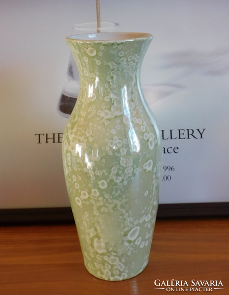 Stone cartilage Witeg luster-glazed, hand-painted vase 26 cm