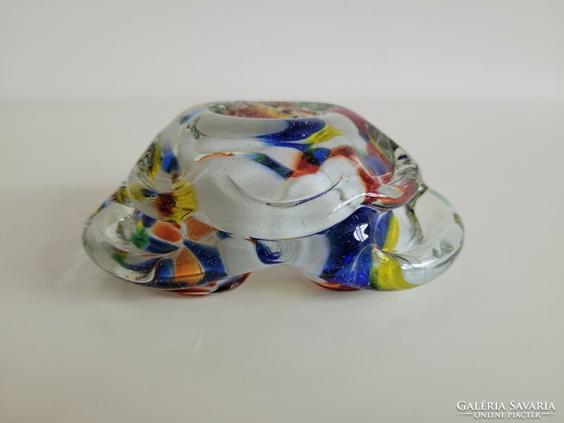 Murano retro glass ashtray old ashtray ashtray