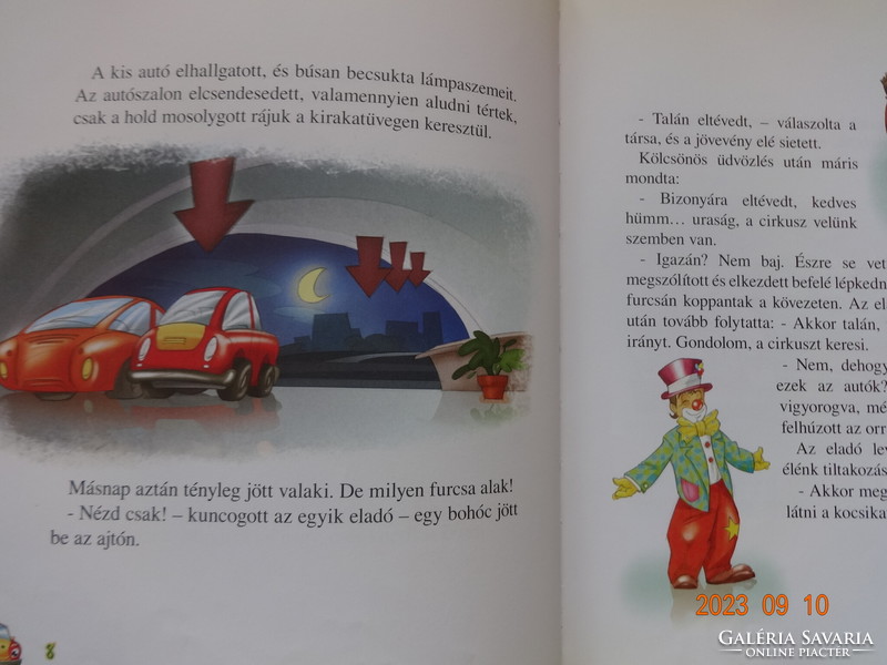 Juhász Magda:  Egy ​kis autó nagy kalandja - mesekönyv Vass Richárd rajzaival