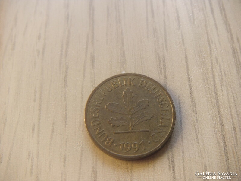 5 Pfennig 1991 ( j ) Germany