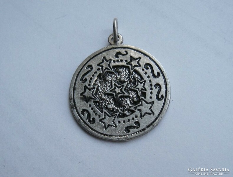 Silver magic pendant, wizard pendant, amulet, design jewelry