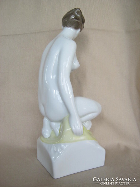 Hollóháza porcelain female nude large size 30 cm