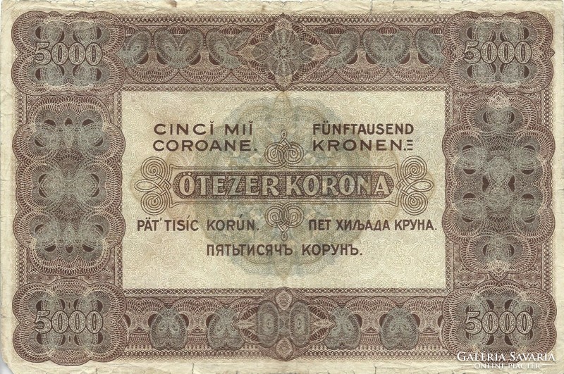 5000 korona 1920 eredeti állapot 1.