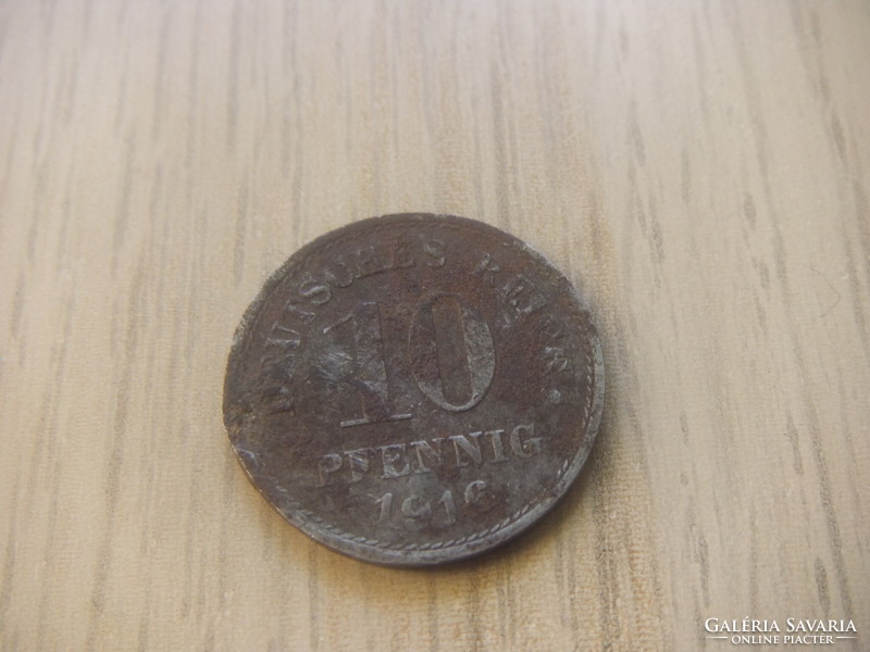 10   Pfennig   1916    Németország