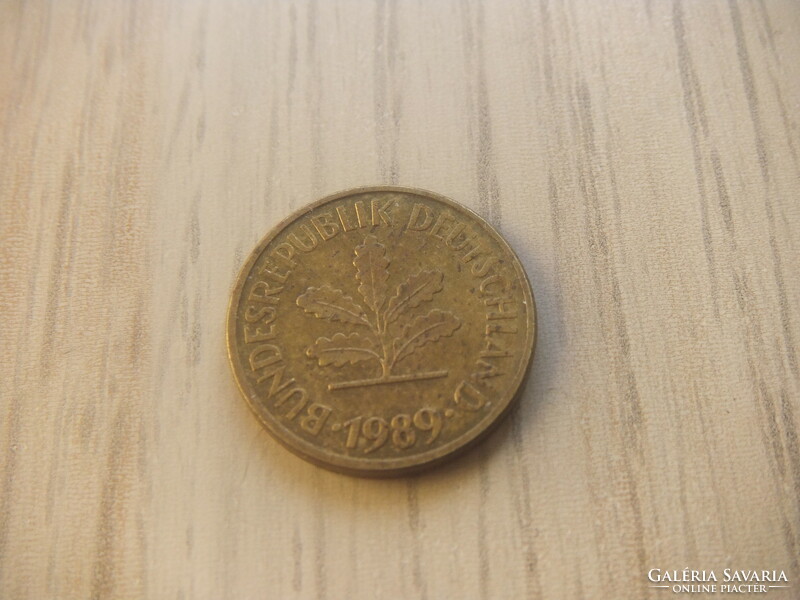 5 Pfennig 1989 ( g ) Germany
