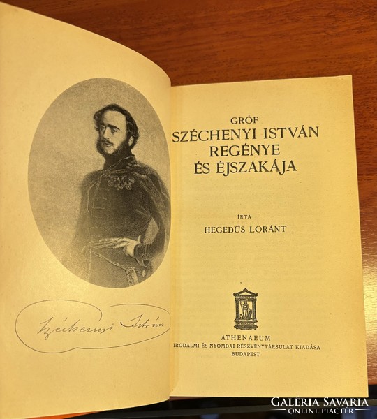 Hegedűs loránt: the novel and night of count István Széchenyi