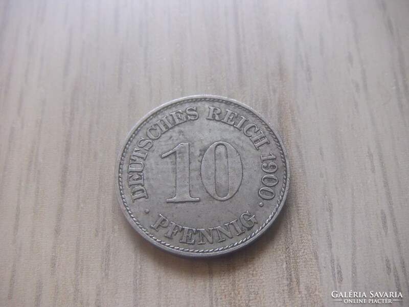 10   Pfennig   1900   (  E  )  Németország