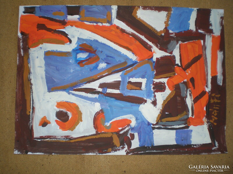 József Bánfi 1936 - , abstract painting