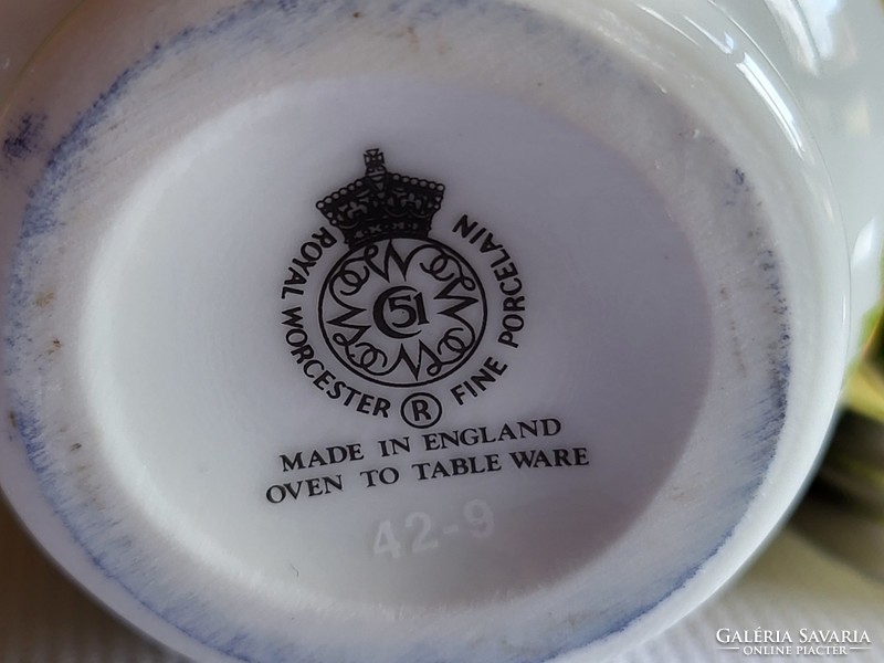 Royal Worcester England_tűzálló porcelán tojásfőző / sütő
