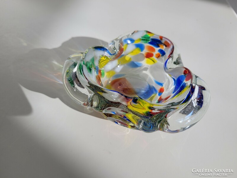 Murano retro glass ashtray old ashtray ashtray