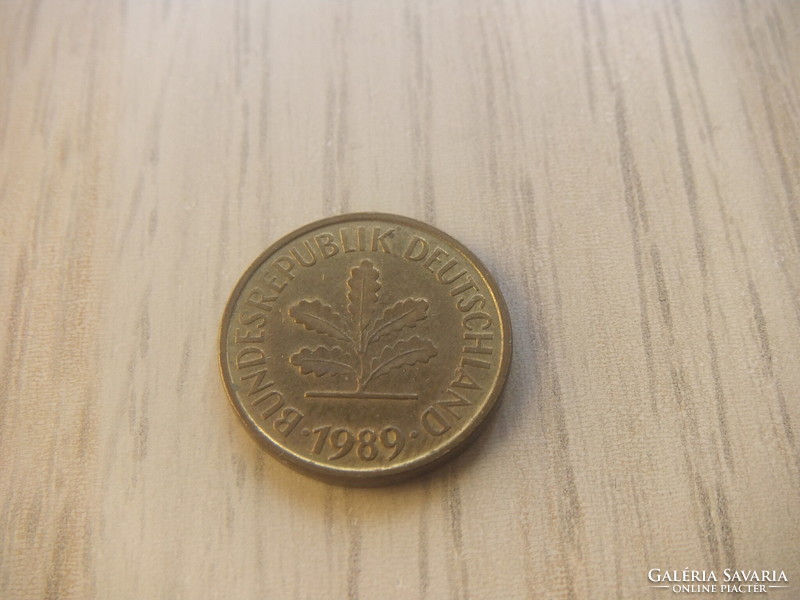 5   Pfennig   1989   (  D  )  Németország