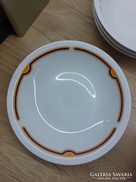 Alföldi porcelán Art deco mély tányérok