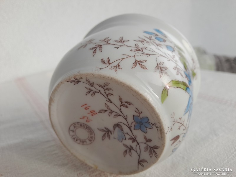 ANTIK PORCELÁN "EMLÉK" KOMA BÖGRE / KOMA CSÉSZE, 1800-as évek vége