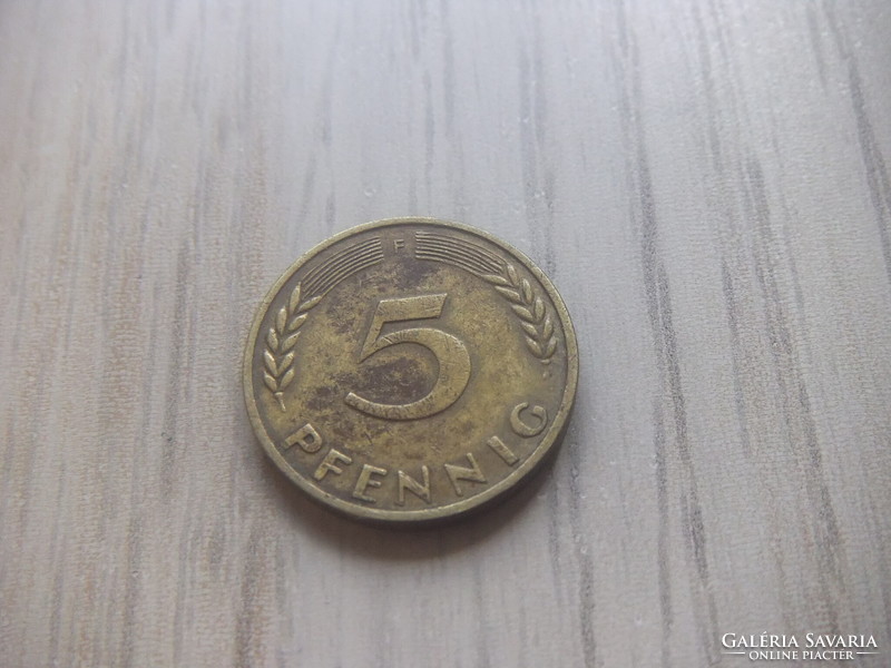 5   Pfennig   1950   (  F  )  Németország