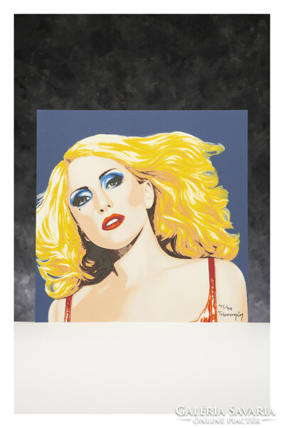 Lady Gaga 3 darabos litográfia sorozat Thomas Hafström művésztől | Sorszámozott példányok | Mappával