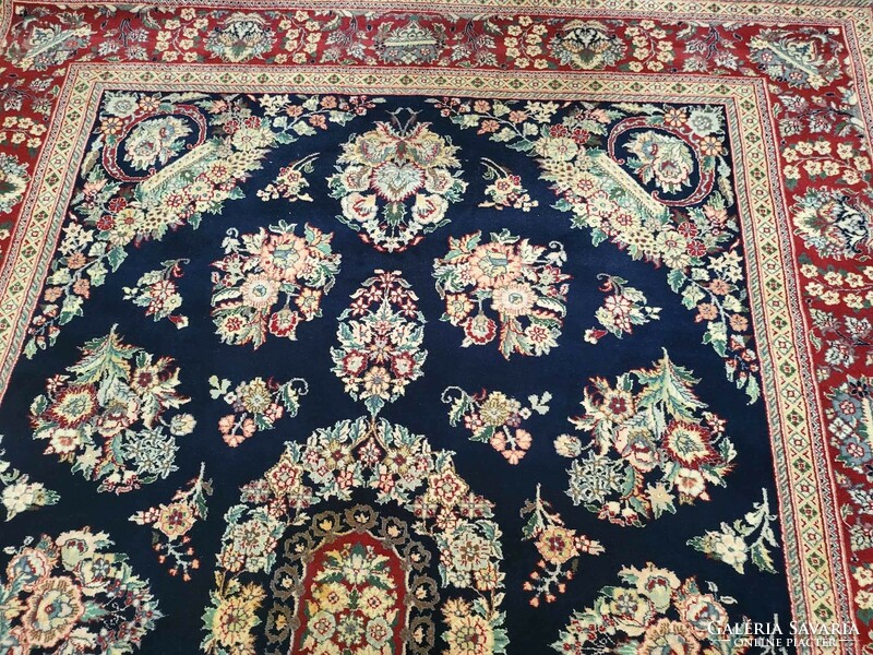 Indo sarouk hand-knotted 205x275 cm wool Persian carpet bfz553