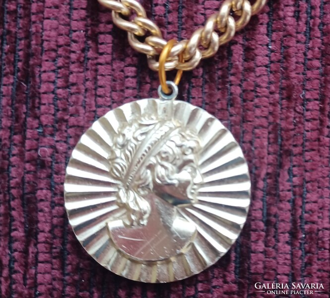 Metal retro bijou necklace for sale