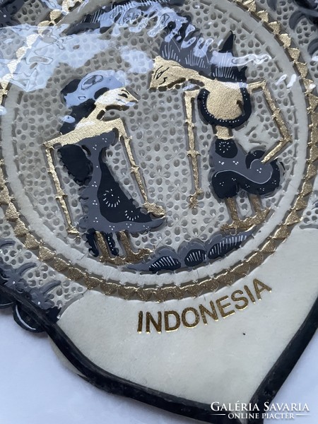 Indonéz souvenir legyező