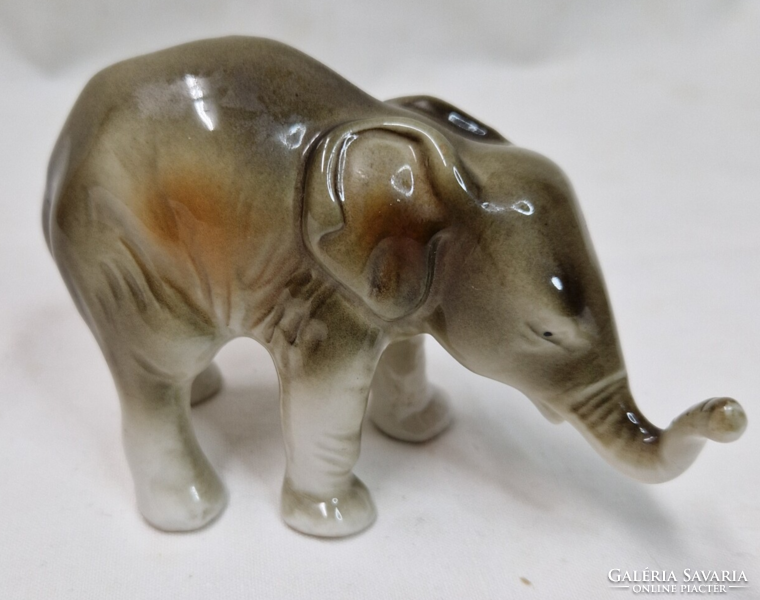 Rare royal dux porcelain elephant in perfect condition