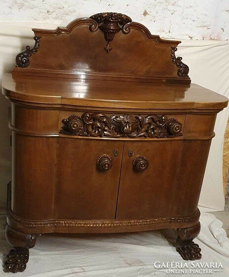 Very old antique lion's foot chest of drawers!