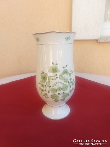 Large patterned vase by Erika Hollóháza.. 24 Cm,,, flawless,, now without a minimum price..