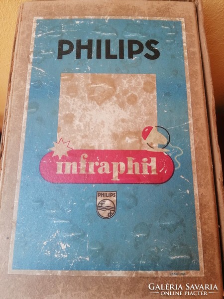 Vintage philips wall or table lamp, in box.