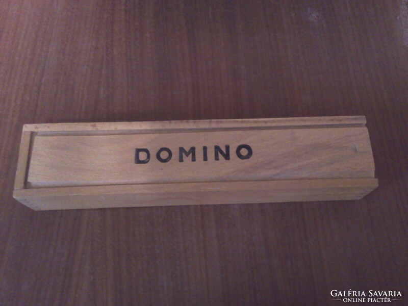 Wooden domino box