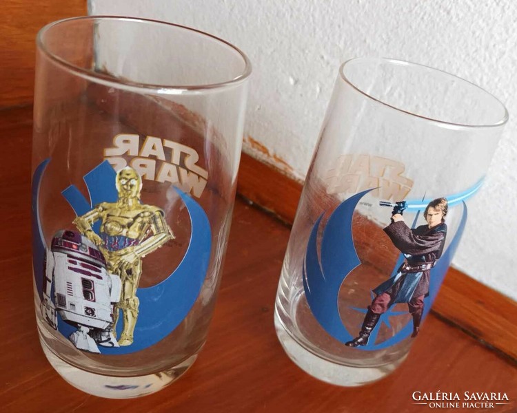 STAR WARS üvegpohár pár - vizes pohár pár