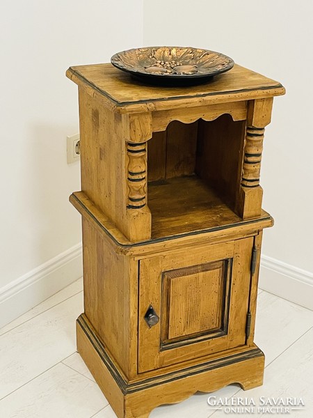 Very old small bedside table over 100 years old