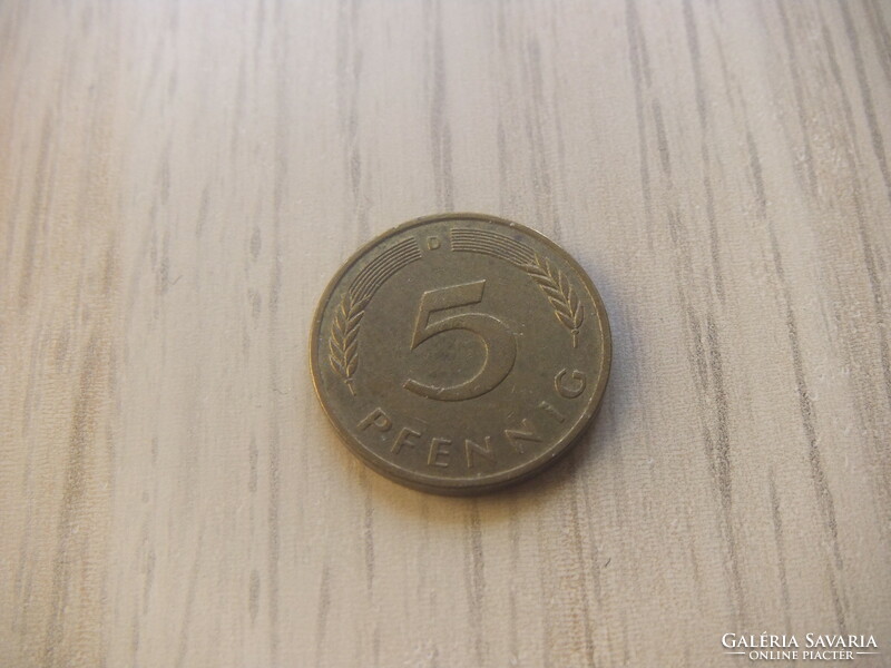 5   Pfennig   1992   (  D  )  Németország