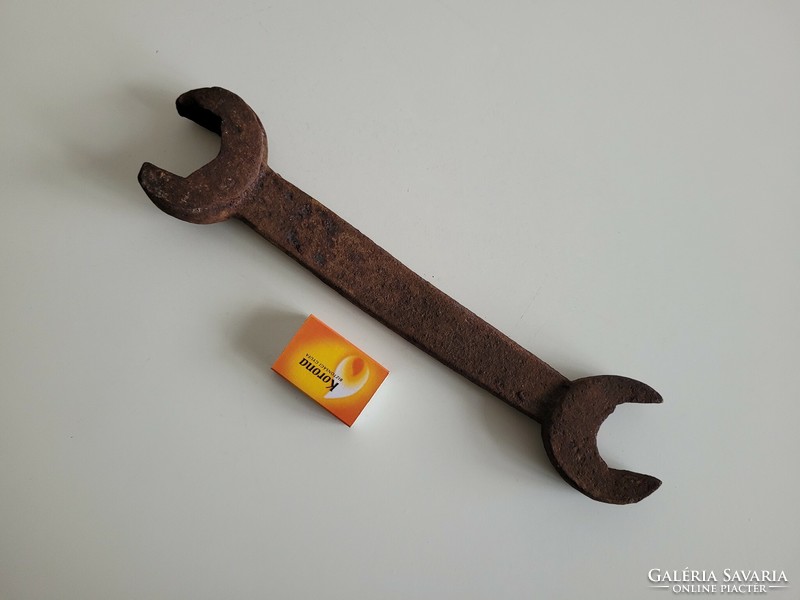 Old tool key wrench big heavy vintage decoration