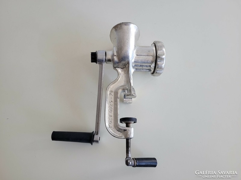 Old retro mincer meat grinder in good condition