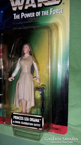 Original kenner star wars princess leia organa ewok planet toy figure with unopened box for collectors