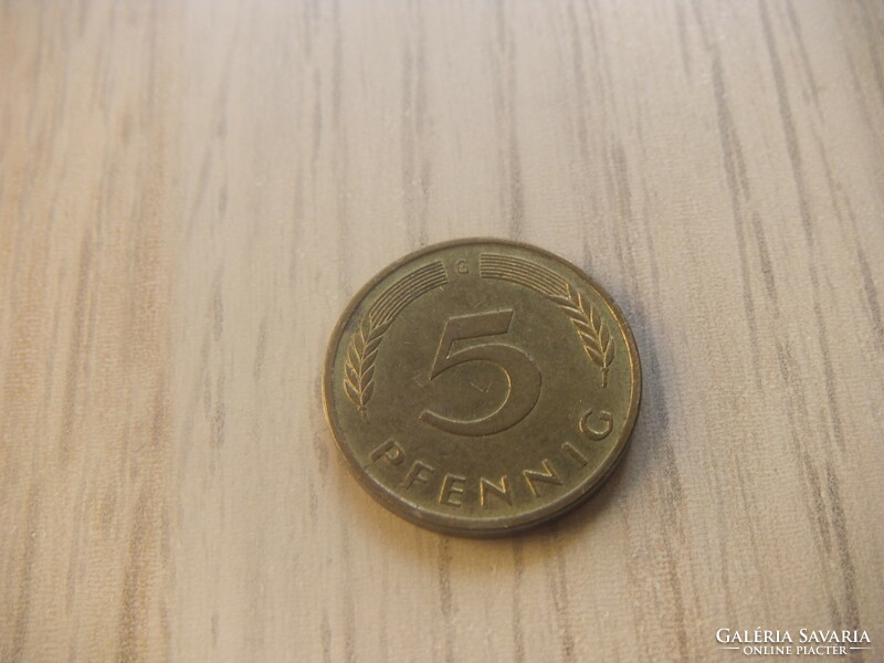 5 Pfennig 1990 ( g ) Germany