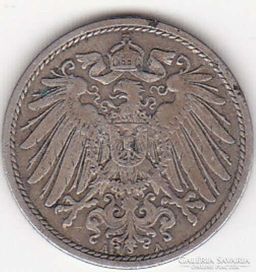 Német Birodalom 10 pfennig 1898 G