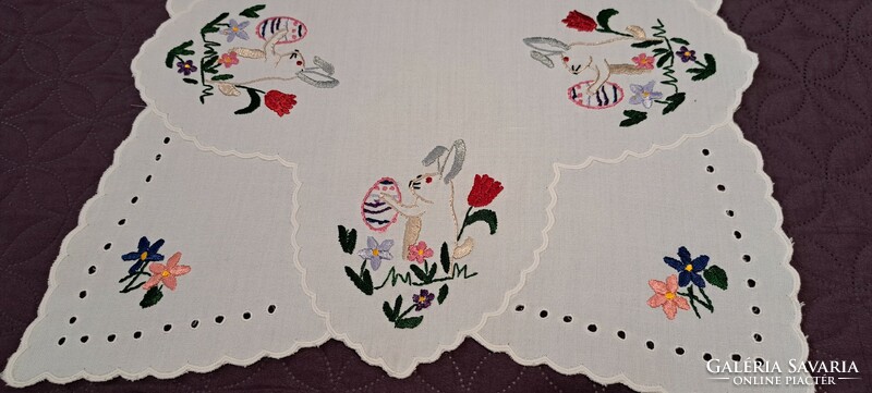 Bunny Easter tablecloth 1 (l4473)