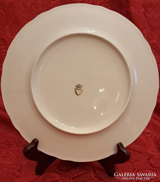 Halas porcelán tányér, dísztányér 5 (L4471)