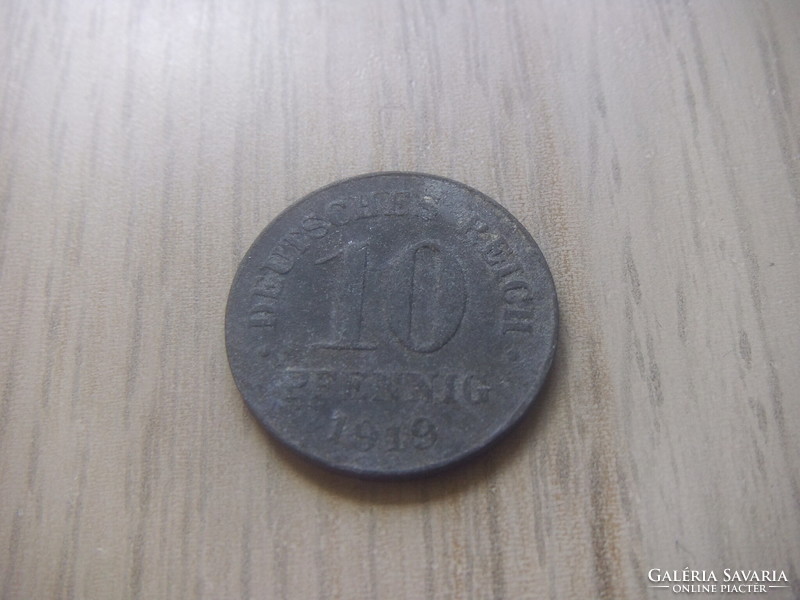 10   Pfennig   1919    Németország