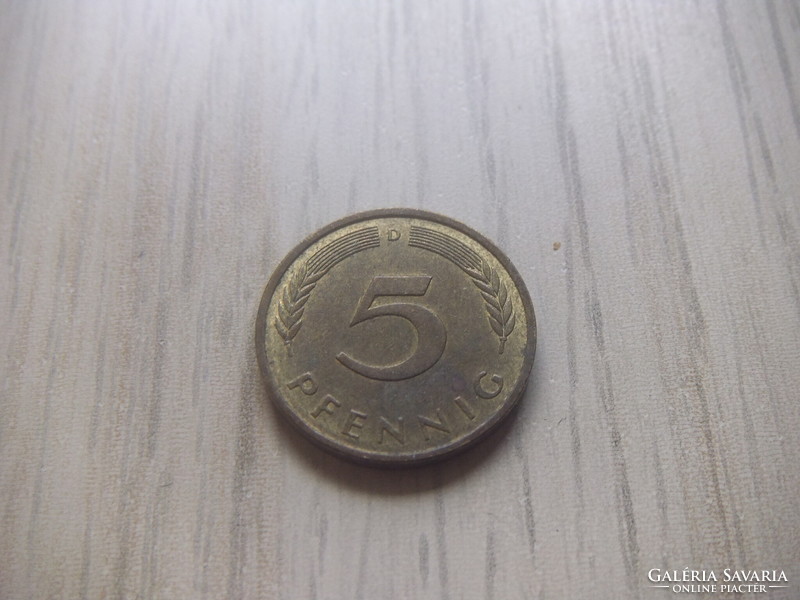 5 Pfennig 1982 ( d ) Germany