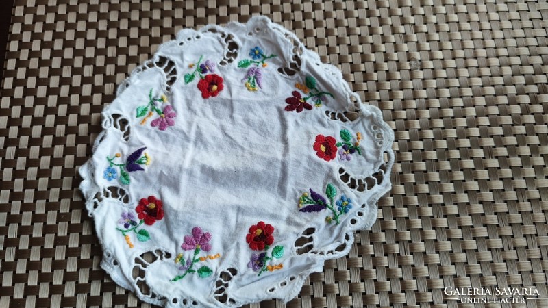 Small embroidered tablecloth