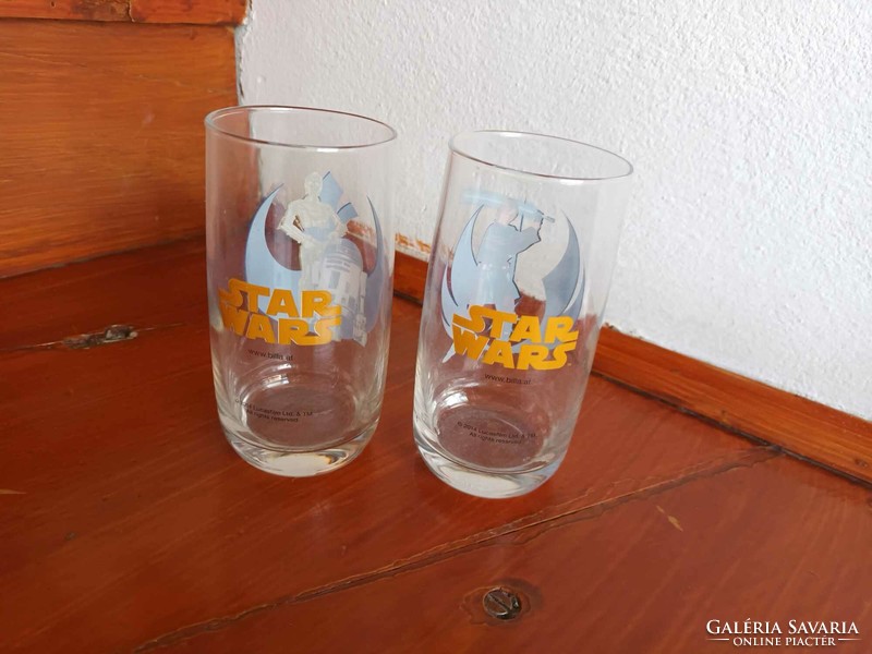 Star wars glass glass pair - water glass pair