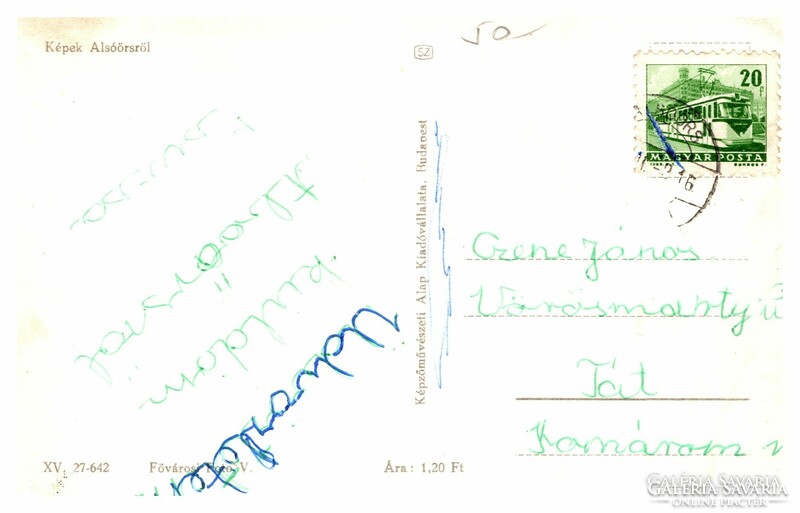 Alsóörs, pictures from Alsóörs postcard, 1964