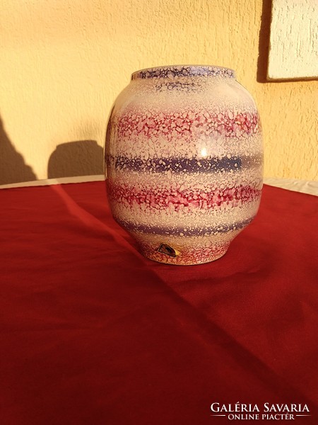 Budapest industrial art ceramic vase,,,rare decor..Flawless,,