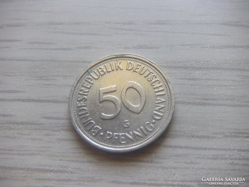 50 Pfennig 1989 ( g ) Germany