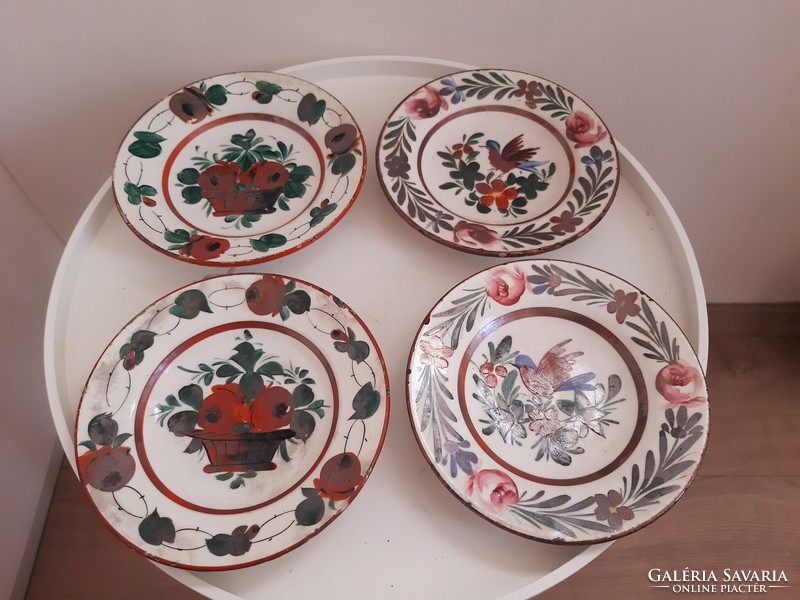 Old Raven House painted wall plates in a package