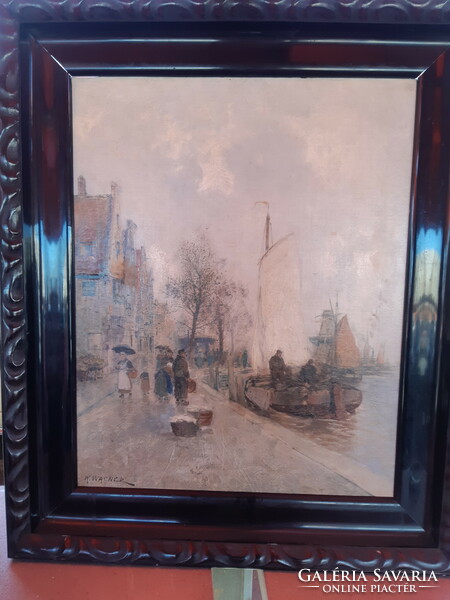 Karl Theodor Wagner: Amszterdami kikötő