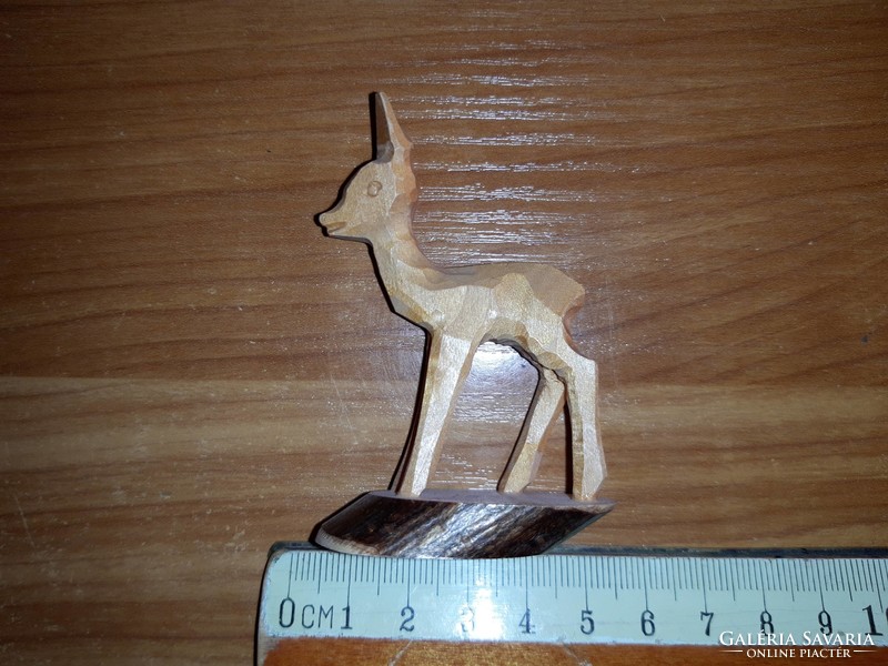 Visegrád hand-carved deer ornament deer figurine